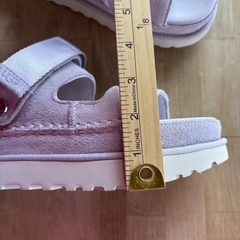 UGG Goldenstar Glide Slide Purple Bay Fog Platform Sandal Women's US size 10 NEW - Picture 7 of 12